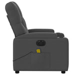Massagestoel Stof Donkergrijs