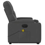 Sta-Op-Massagestoel Stof Donkergrijs