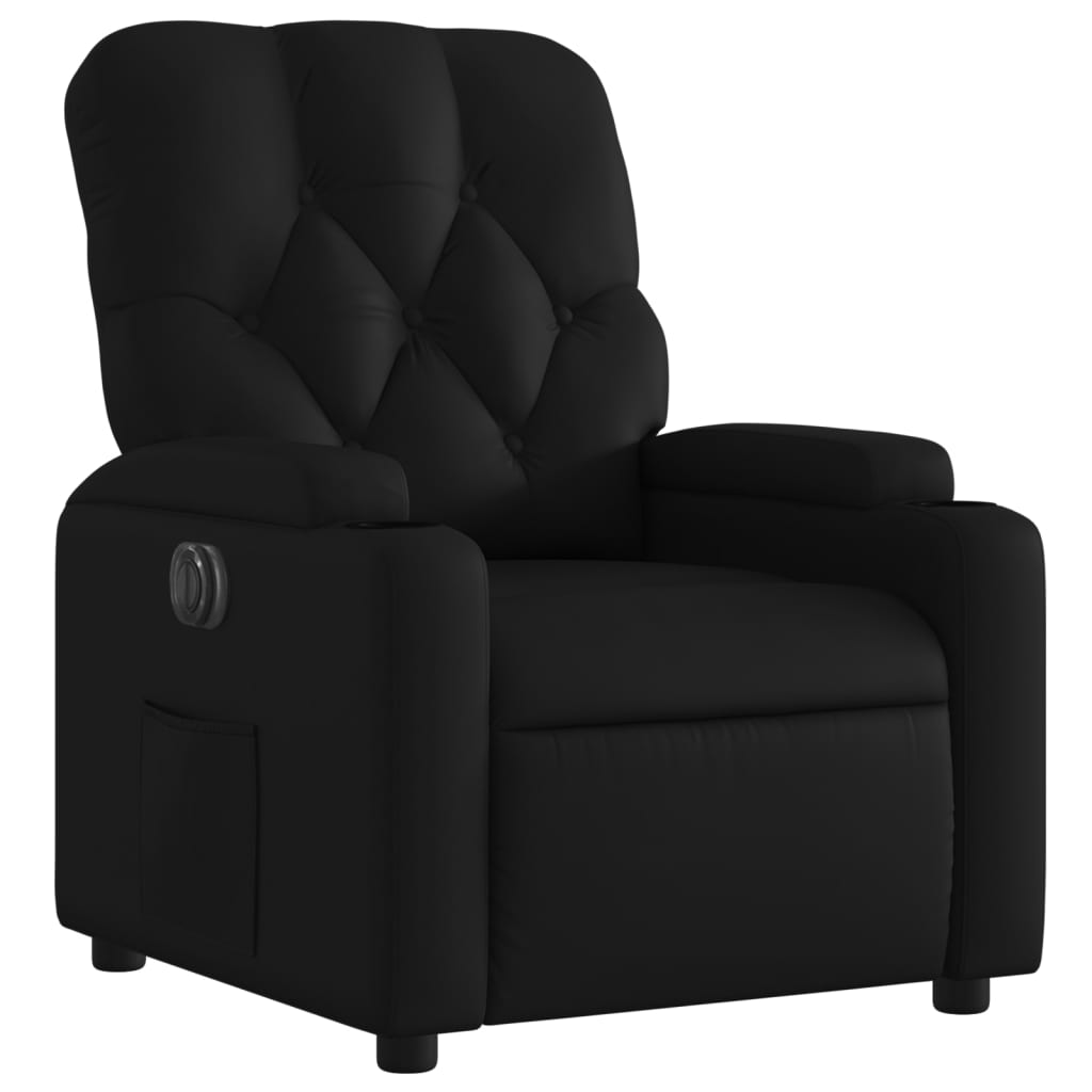 Fauteuil Kunstleer Zwart