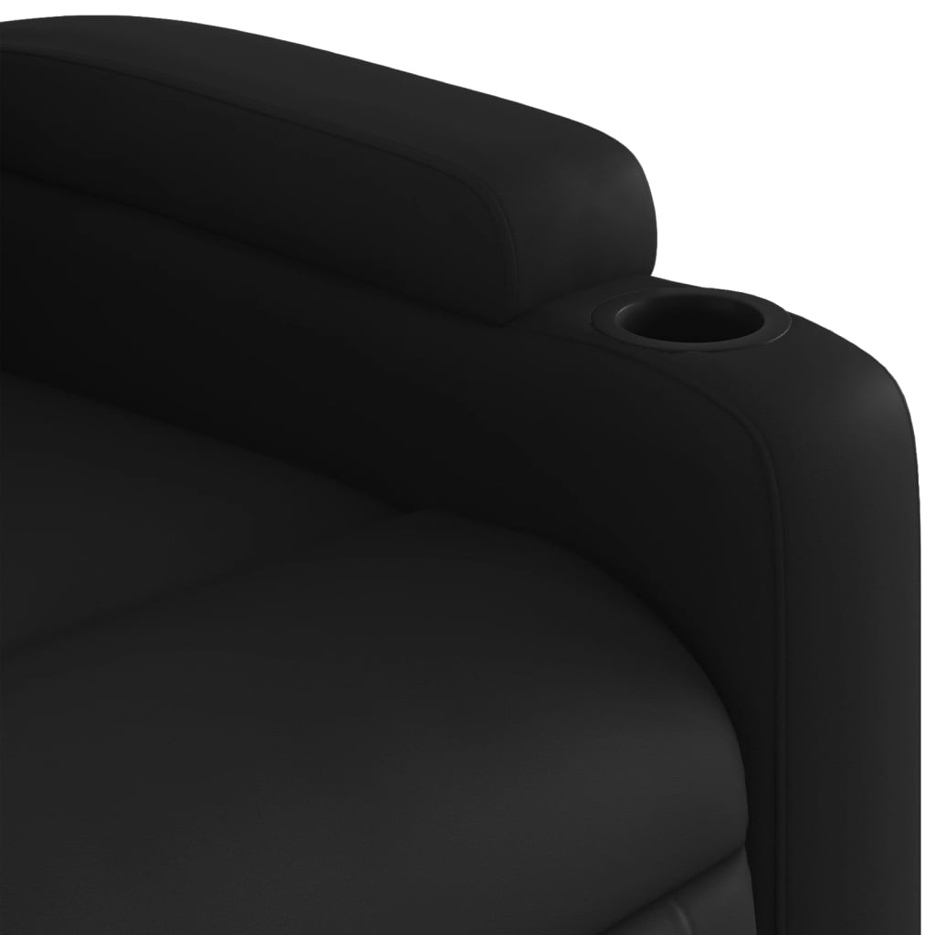 Fauteuil Kunstleer Zwart