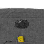 Massagestoel Stof Donkergrijs