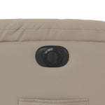 Sta-Op-Stoel Elektrisch Kunstleer Kleurig Cappuccino