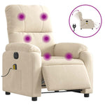 Massagestoel Microvezelstof Beige