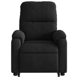 Sta-Op-Massagestoel Verstelbaar Microvezelstof Zwart