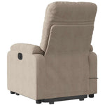 Sta-Op-Massagestoel Microvezelstof Taupe