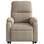 Sta-Op-Massagestoel Microvezelstof Taupe