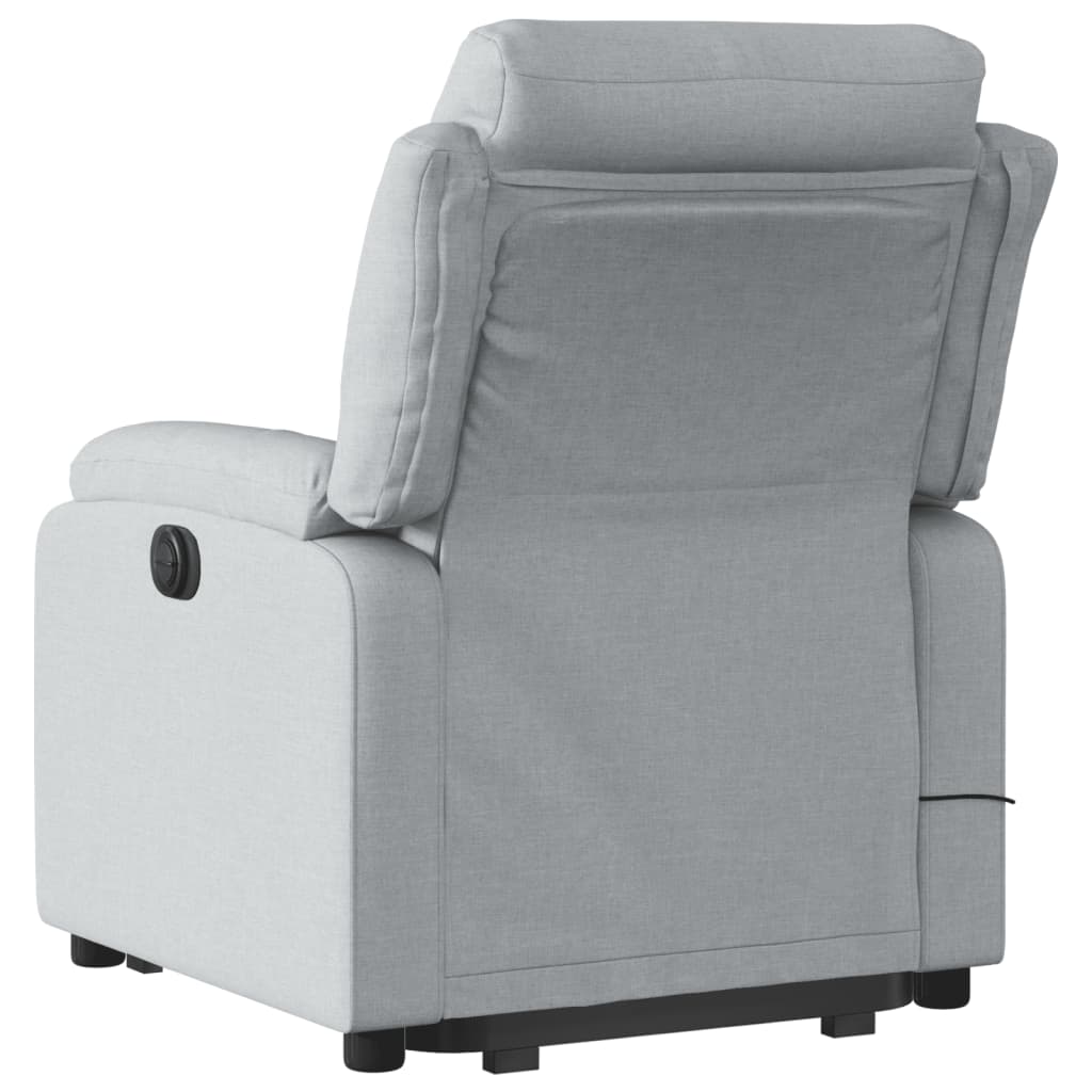 Sta-Op-Massagestoel Stof Lichtgrijs