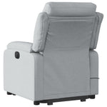 Sta-Op-Massagestoel Stof Lichtgrijs