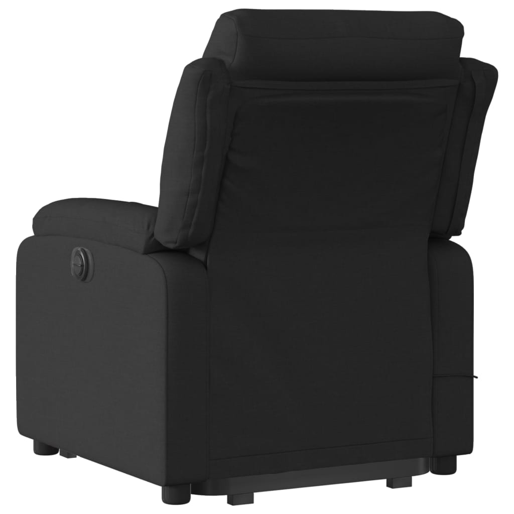Sta-Op-Massagestoel Stof Zwart