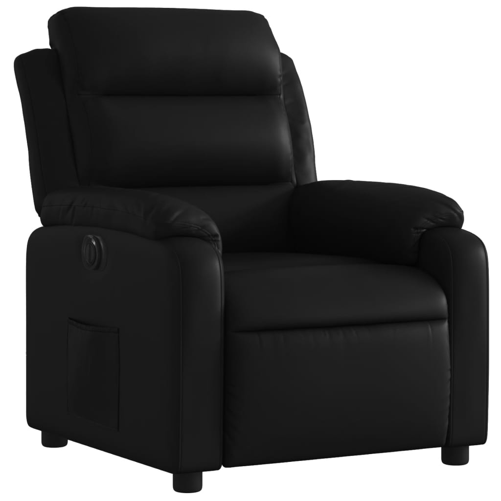 Fauteuil Kunstleer Zwart