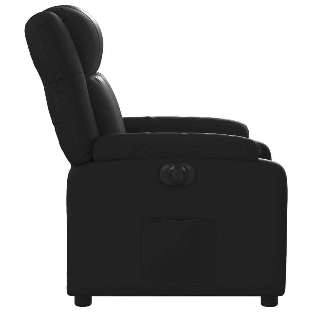 Fauteuil Kunstleer Zwart
