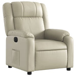 Fauteuil Kunstleer Kleurig Crème