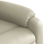 Fauteuil Kunstleer Kleurig Crème