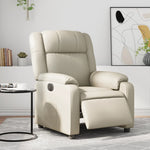 Fauteuil Kunstleer Kleurig Crème