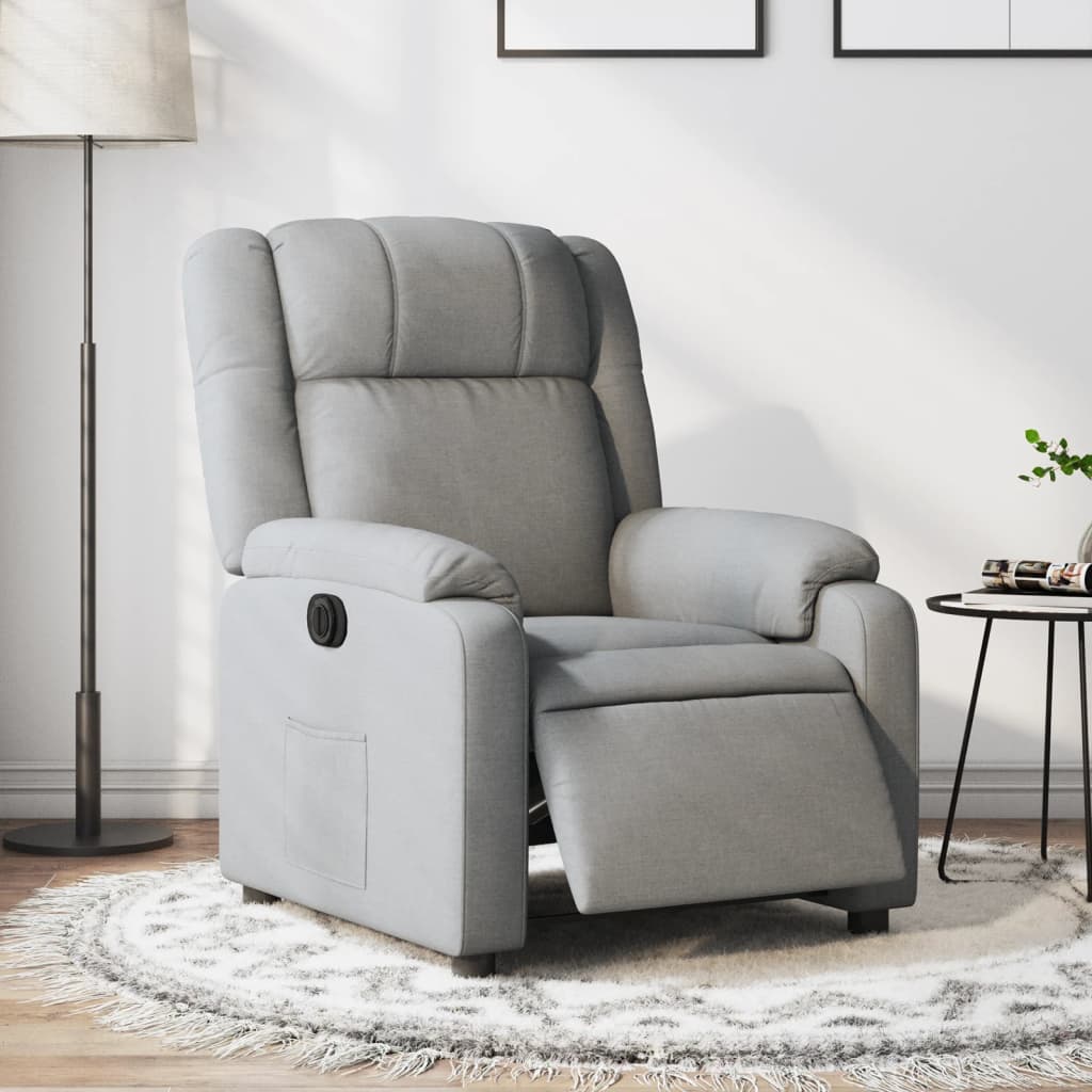 Fauteuil Stof Lichtgrijs