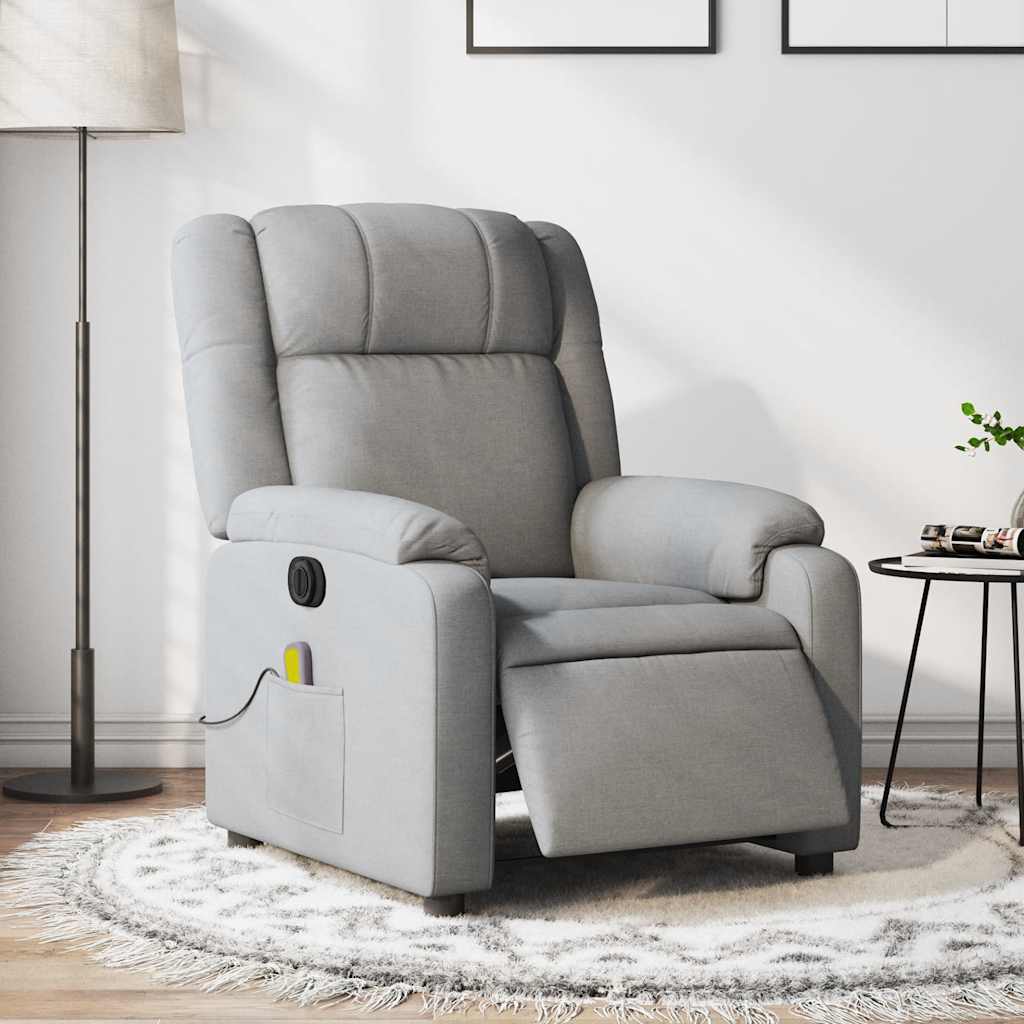 Fauteuil Stof Lichtgrijs