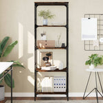 Boekenkast 4-Laags 59X35X90,5 Cm Bewerkt Hout