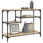 Wandtafel Met Schappen 100X35X75 Cm
