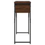 Wandtafel Met Schap Bewerkt Hout