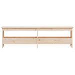 Halbankje Massief Grenenhout