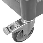 Trolley 3-Laags Aluminium