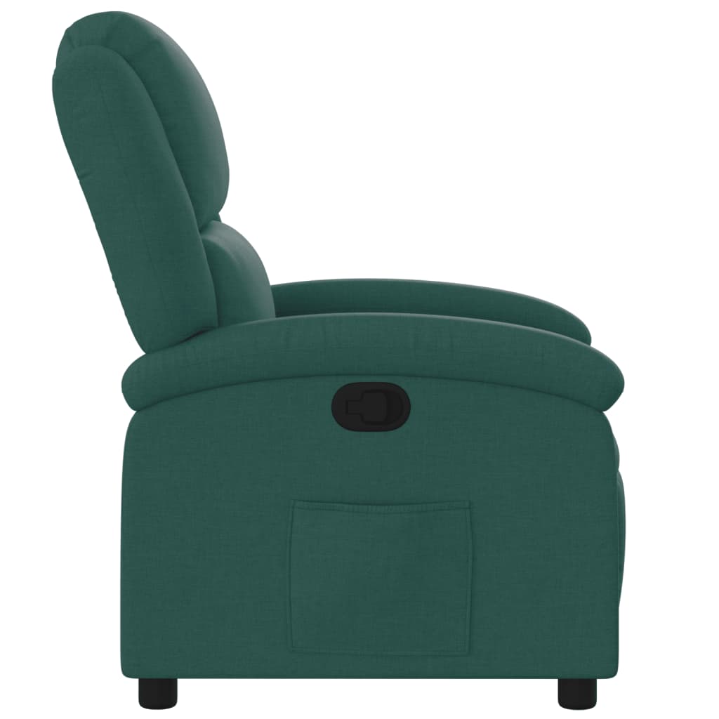 Fauteuil Verstelbaar Stof Donkergroen