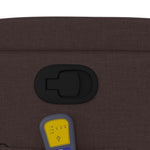 Massagestoel Verstelbaar Stof Donkerbruin