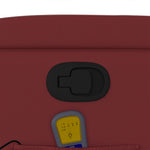 Massagestoel Verstelbaar Kunstleer Wijnrood