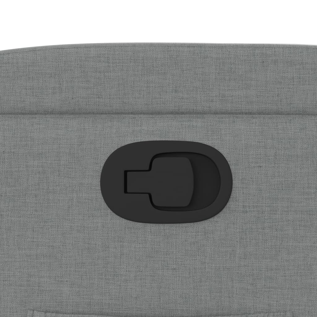 Fauteuil Verstelbaar Stof Lichtgrijs