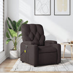 Fauteuil Verstelbaar Stof Donkerbruin