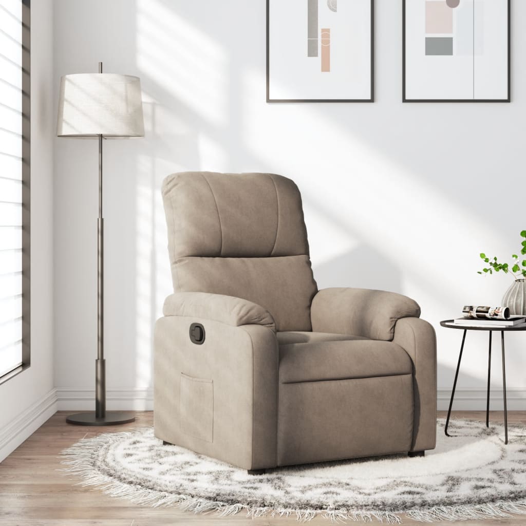 Massagestoel Microvezelstof Taupe