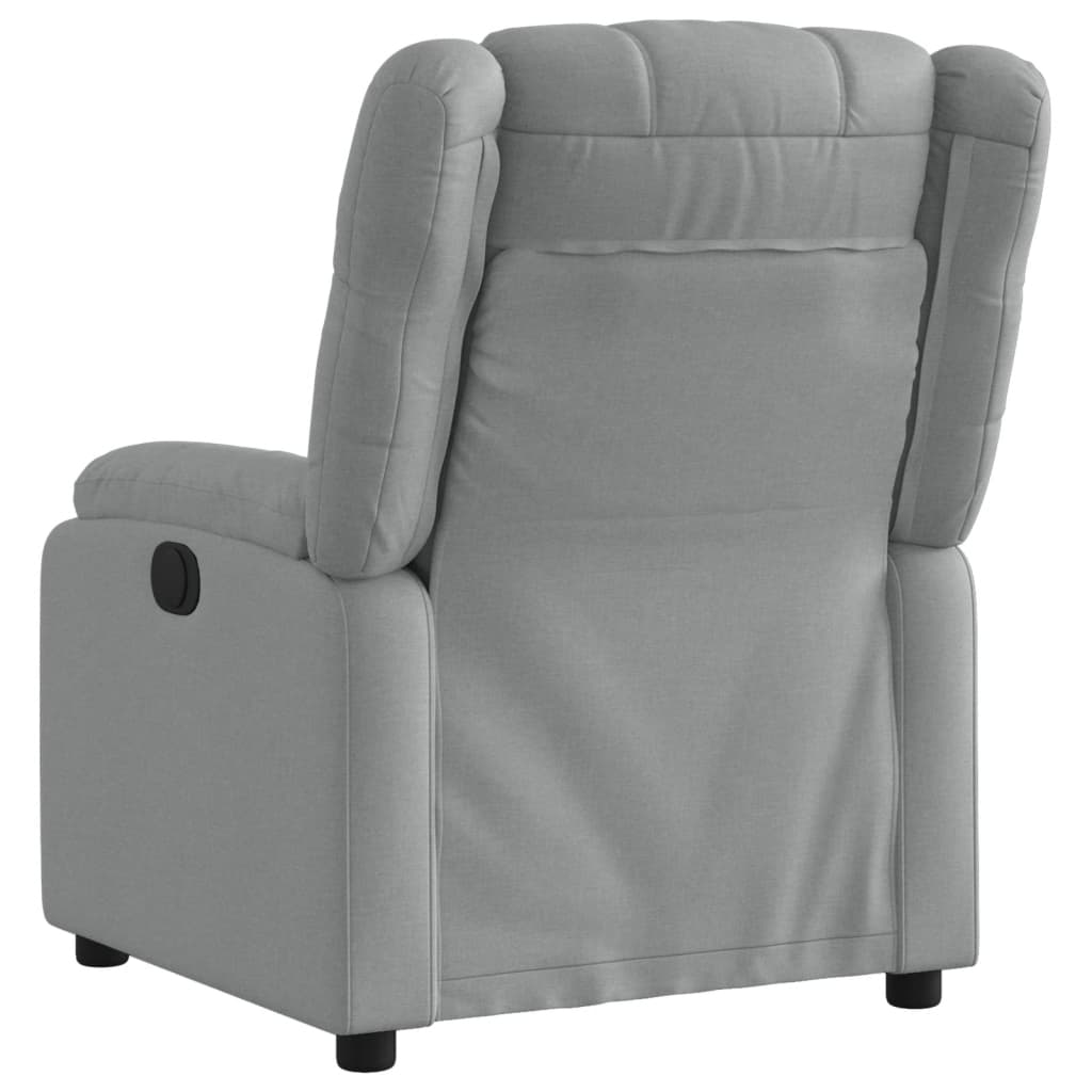Fauteuil Verstelbaar Stof Lichtgrijs