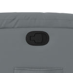 Fauteuil Verstelbaar Kunstleer Grijs