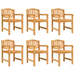 7-Delige Tuinset Massief Teakhout