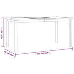 5-Delige Tuinset Massief Teakhout