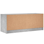 Tv-Meubel Met Glazen Deuren 02X37X42 Cm