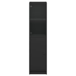 Hoge Kast Met Glazen Deur 35X37X142 Cm