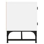 Tv-Meubel Met Glazen Deuren 02X37X50 Cm