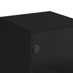 Hoge Kast Met Glazen Deuren 35X37X120 Cm