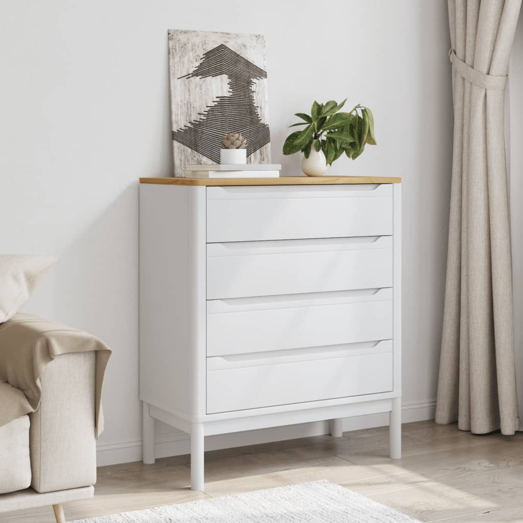 Ladekast Floro Massief Grenenhout