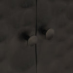 Dressoir 55X30X76 Cm Massief Mangohout En Ijzer Zwart