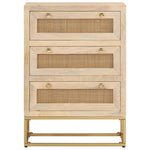 Ladekastje 55X30X76 Cm Massief Mangohout En Ijzer