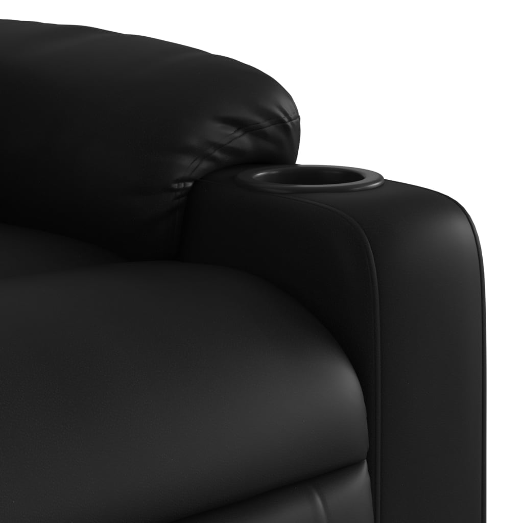 Fauteuil Kunstleer Zwart