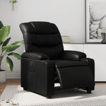Fauteuil Kunstleer Zwart