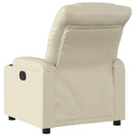 Fauteuil Kunstleer Kleurig Crème