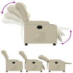 Fauteuil Kunstleer Kleurig Crème
