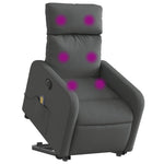 Sta-Op-Massagestoel Stof Donkergrijs
