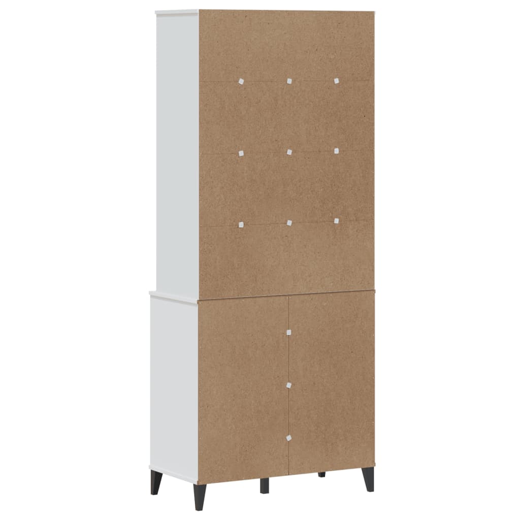 Hoge Kast Viken 80X40X190 Cm Massief Grenenhout