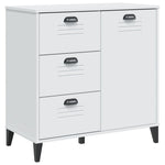 Hoge Kast Viken 80X40X190 Cm Massief Grenenhout