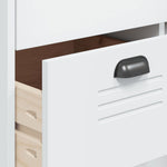 Hoge Kast Viken 80X40X190 Cm Massief Grenenhout